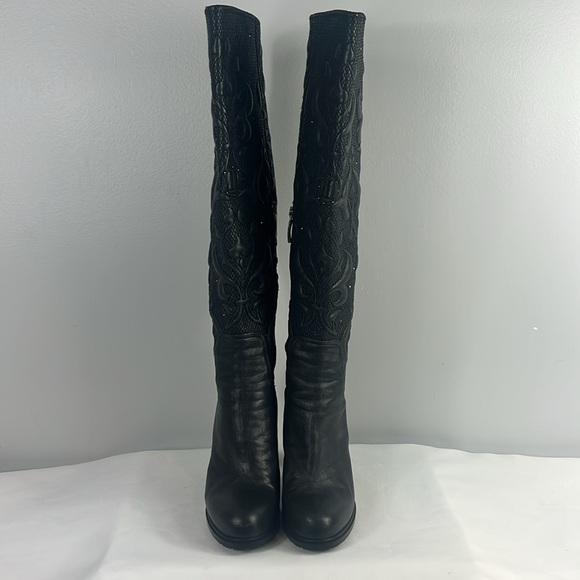 Loriblu Grey Leather Boots - Picture 4 of 17